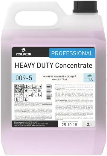 Pro-Brite Heavy Duty Concentrate универсальный моющий концентрат (5 л)