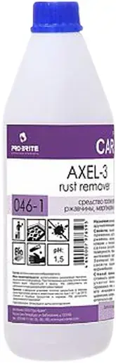 Pro-Brite Axel-3 Rust Remover средство против пятен ржавчины, марганцовки и крови (1 л)