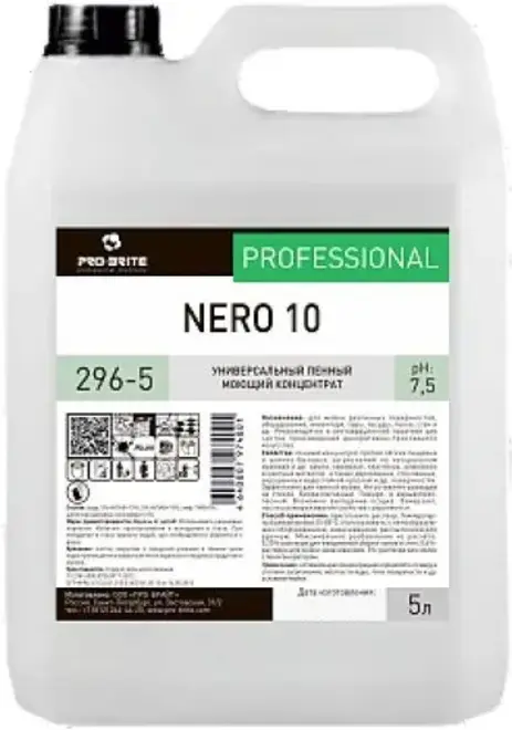 Pro-Brite Nero 10 универсальный пенный моющий концентрат (5 л)