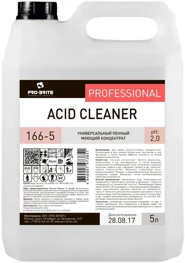 Pro-Brite Acid Cleaner универсальный пенный моющий концентрат (5 л)