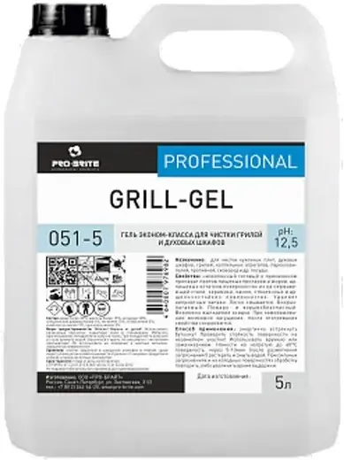 Pro-Brite Grill-Gel гель эконом-класса для чистки грилей и духовых шкафов (5 л)