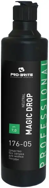 Pro-Brite Magic Drop Neutral моющее средство без запаха для посуды (500 мл)