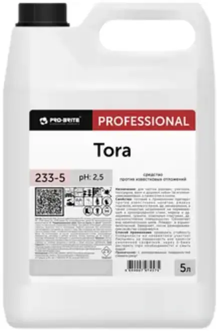 Pro-Brite Tora моющее средство для туалетов, ванных и душевых (5 л)