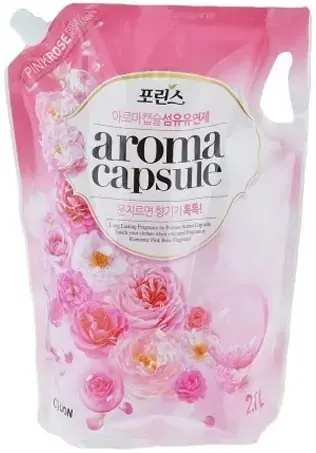 CJ Lion Aroma Capsule Pink Rose кондиционер для белья с ароматом розы (2.1 л)