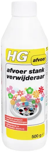 HG средство для удаления неприятных запахов труб (500 г)