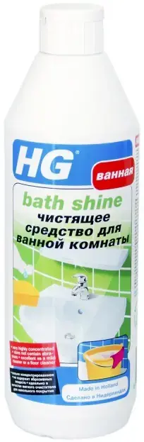 HG Bath Shine средство чистящее для ванной комнаты (500 мл)