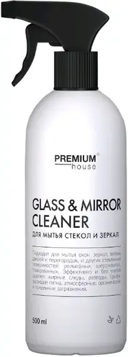 Premium House Glass & Mirror Cleaner средство для мытья стекол и зеркал (500 мл)