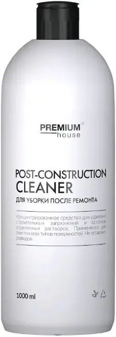 Premium House Post-Construction Cleaner средство для уборки после ремонта (1 л)