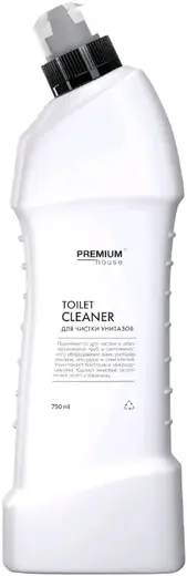 Premium House Toilet Cleaner универсальное чистящее средство с активным хлором (750 мл)