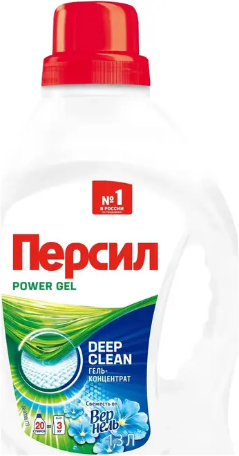 Персил Power Gel Свежесть от Vernel гель для стирки белья (1.33 л)