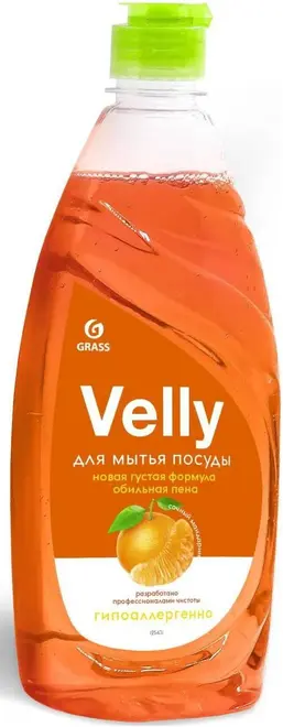 Grass Velly Сочный Мандарин средство для мытья посуды (500 мл)