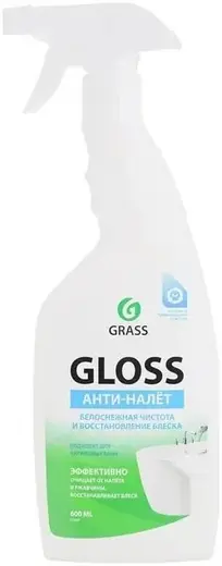 Grass Gloss Антиналет чистящее средство для ванной комнаты (600 мл)