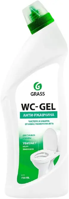 Grass WC-Gel Антиржавчина средство для чистки сантехники (750 мл)