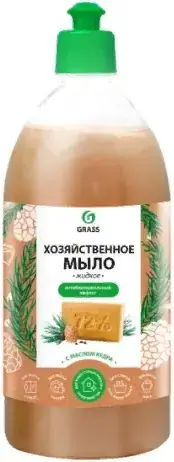 Grass мыло хозяйственное жидкое с маслом кедра (1 л)
