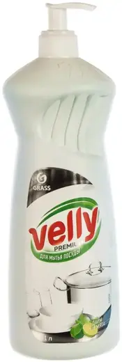 Grass Velly Premium Лайм и Мята средство для мытья посуды (1 л)