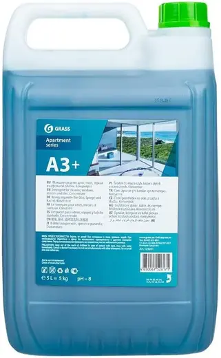 Grass Apartment Series A3+ моющее средство для стекол, зеркал и кафельной плитки (5 л)
