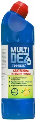 Тефлекс Multidez Лимон средство для дезинфекции и мытья сантехники (500 мл)