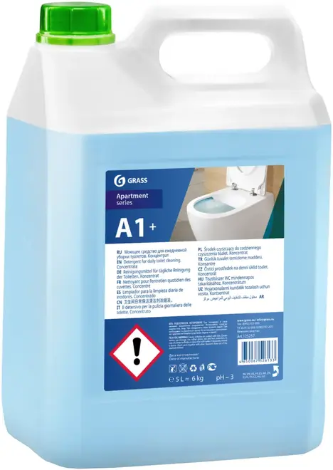 Grass Apartment Series A1+ чистящее средство для ежедневной уборки туалетов концентрат (5 л)