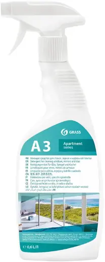 Grass Apartment Series A3 моющее средство для стекол, зеркал и кафельной плитки (600 мл)