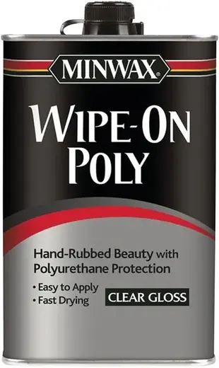 Minwax Wipe-On Poly защитное покрытие (473 мл) глянцевое