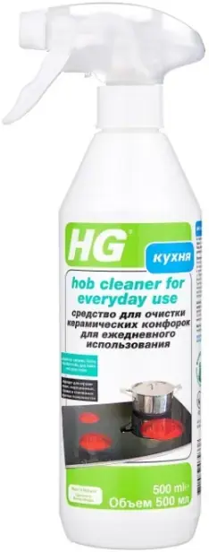 HG средство для ежедневной очистки керамических конфорок (500 мл)