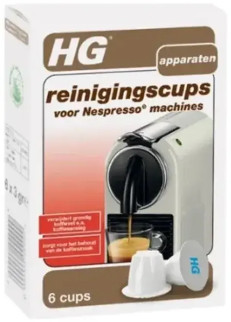 HG капсулы для очистки кофемашин Nespresso (6 капсул)