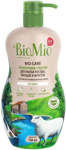 Biomio Bio-Care экологичное средство для мытья овощей, фруктов и посуды (750 мл)