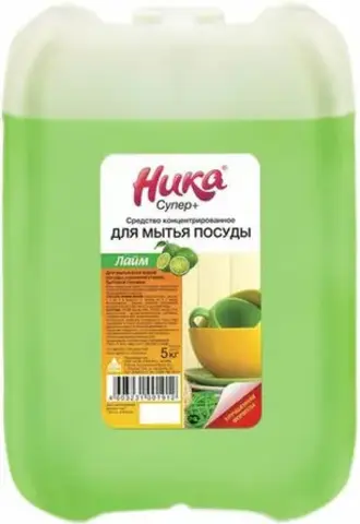 Ника Супер+ средство концентрированное для мытья посуды (5 л)