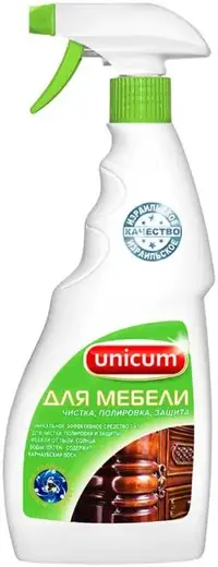 Unicum уникальное средство для мебели 3 в 1 (500 мл)