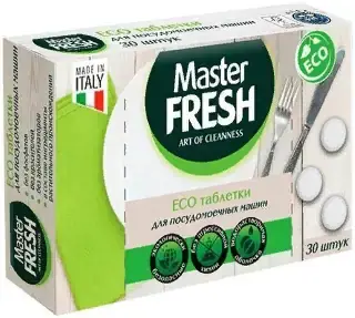 Master Fresh Eco таблетки для посудомоечных машин (30 таблеток)