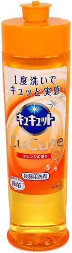 Kao Cucute Аромат Апельсина средство для мытья посуды, овощей и фруктов (300 мл)