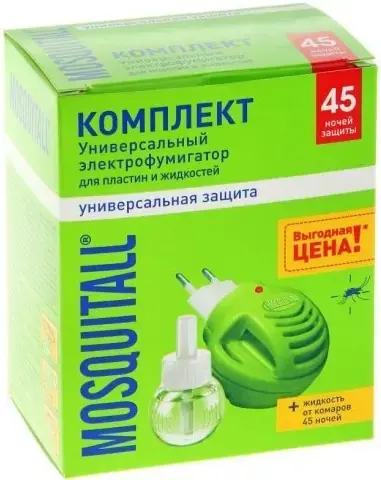 Москитол Универсальная Защита 45 Ночей комплект от комаров (1 комплект)