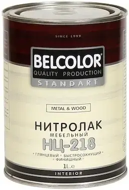 Belcolor Standart НЦ-218 Metal & Wood нитролак мебельный (700 г)
