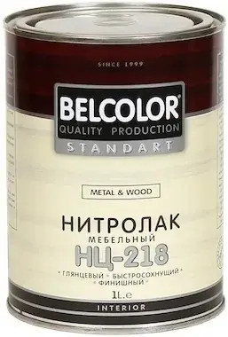 Belcolor Standart НЦ-218 Metal & Wood нитролак мебельный (700 г) глянцевый