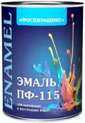 Простокрашено грунт-эмаль по ржавчине 3 в 1 (2.7 кг) зеленая