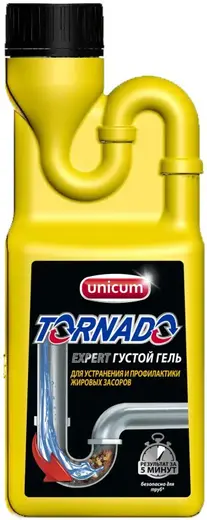 Unicum Tornado Expert густой гель для устранения и профилактики жировых засоров (500 мл) Россия