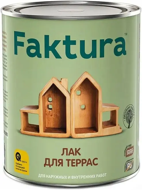 Faktura лак для террас (700 мл) глянцевый