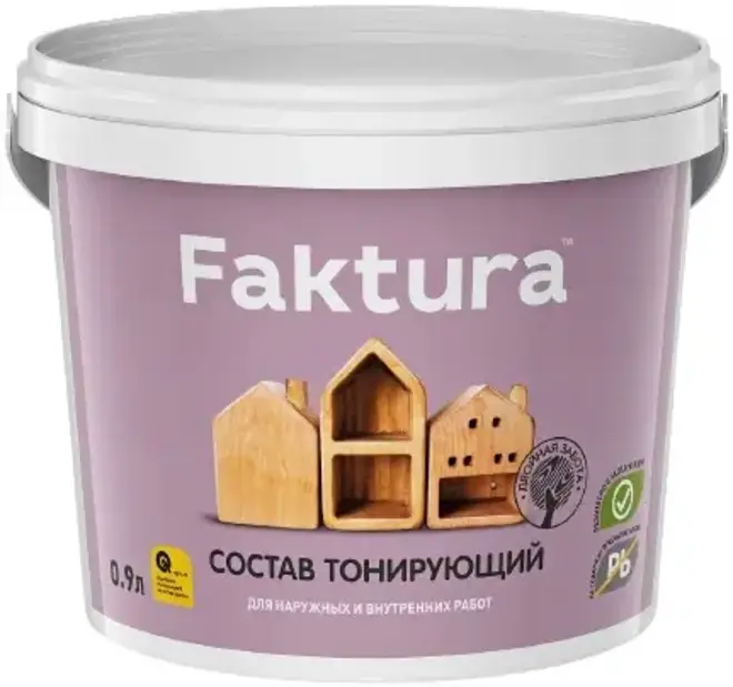 Faktura состав тонирующий (900 мл) золотой дуб