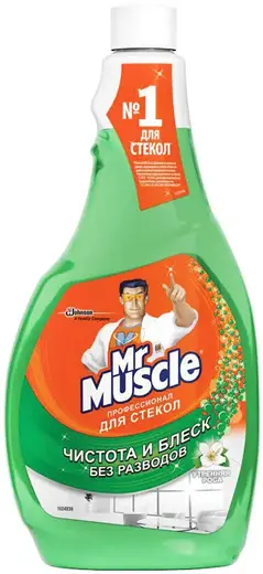 Мистер Мускул средство чистящее для стекол со спиртом (500 мл)