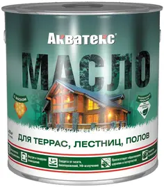 Акватекс масло для террас, лестниц, полов (750 мл) тик