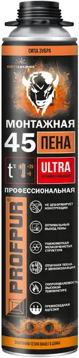Profpur 45 Ultra Огнестойкая монтажная пена профессиональная (750 мл)