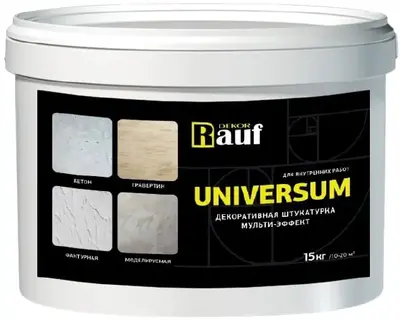 Rauf Decor Universum декоративная штукатурка мульти-эффект (15 кг)