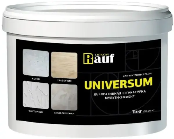 Rauf Decor Universum декоративная штукатурка мульти-эффект (15 кг)