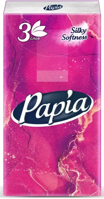 Papia Classic платочки бумажные (10 платочков в пачке)