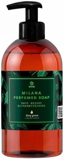 Grass Milana Perfumed Soap Green Deep с Маслом Конопли мыло жидкое парфюмированное (300 мл)
