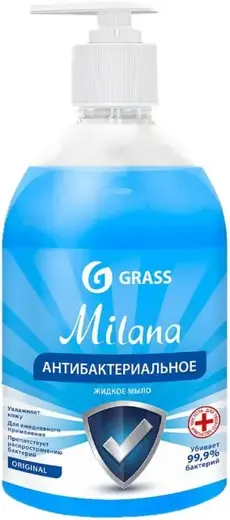 Grass Milana Original мыло жидкое антибактериальное (500 мл дой-пак)