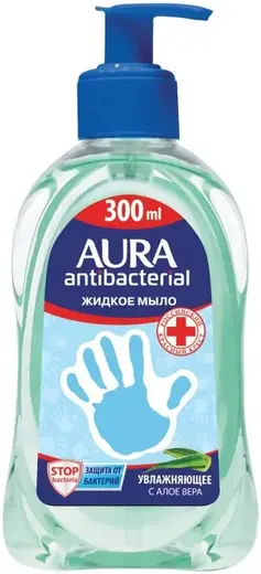 Aura Antibacterial Алоэ Вера мыло жидкое увлажняющее (300 мл)