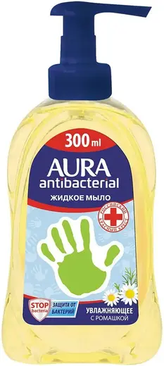 Aura Antibacterial Ромашка мыло жидкое увлажняющее (300 мл)