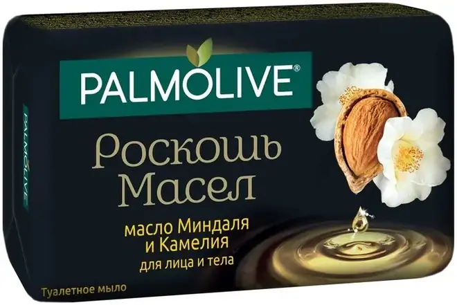 Палмолив Роскошь Масел Масло Миндаля и Камелия мыло туалетное для лица и тела (90 г)