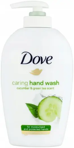 Dove Caring Hand Wash Cucumber & Green Tea Scent крем-мыло жидкое (250 мл)